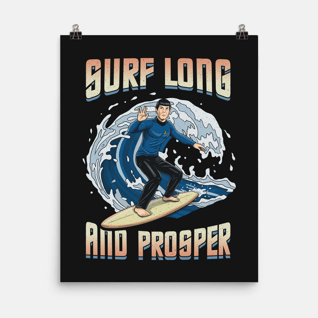 Surf Long And Prosper-None-Matte-Poster-NMdesign