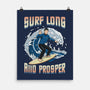 Surf Long And Prosper-None-Matte-Poster-NMdesign