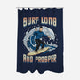 Surf Long And Prosper-None-Polyester-Shower Curtain-NMdesign