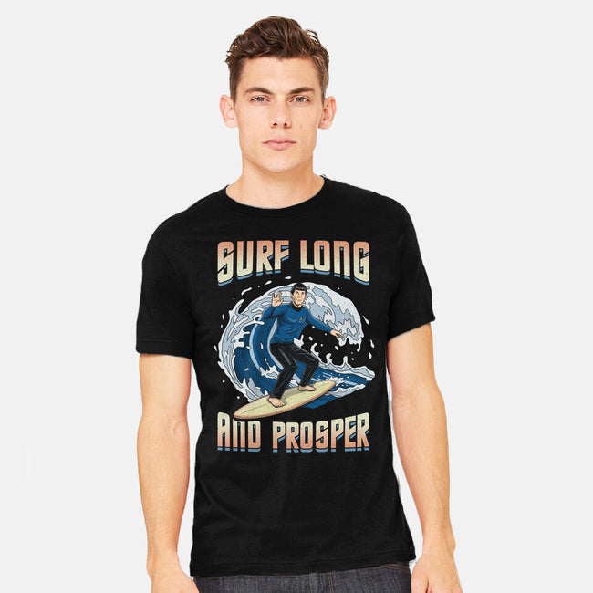 Surf Long And Prosper-Mens-Heavyweight-Tee-NMdesign