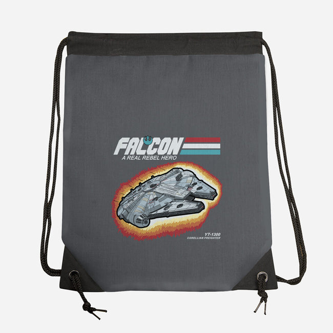 A Real Rebel Hero-None-Drawstring-Bag-NMdesign