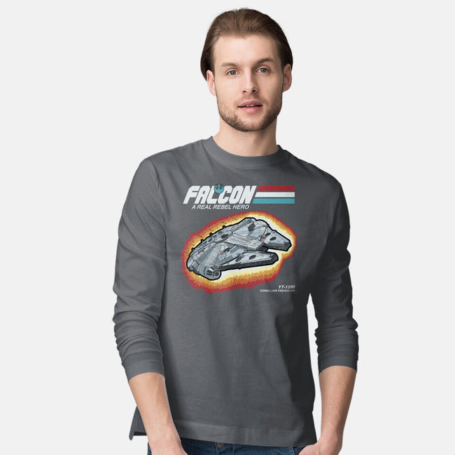 A Real Rebel Hero-Mens-Long Sleeved-Tee-NMdesign
