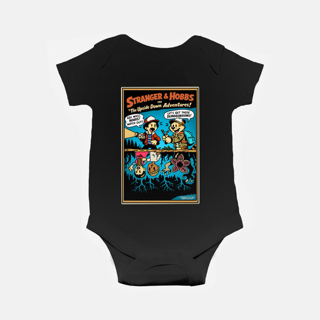 Stranger And Hobbs-Baby-Basic-Onesie-Sketchy Art Shop
