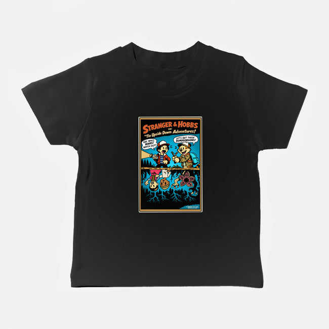 Stranger And Hobbs-Baby-Basic-Tee-Sketchy Art Shop