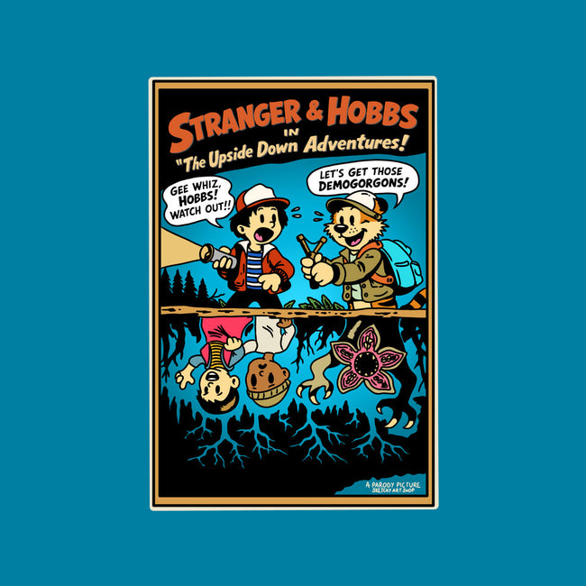 Stranger And Hobbs-Womens-Fitted-Tee-Sketchy Art Shop