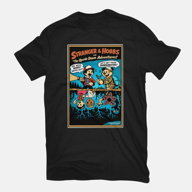 Stranger And Hobbs-Womens-Fitted-Tee-Sketchy Art Shop