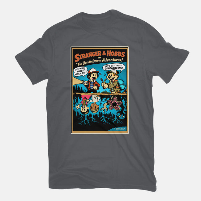 Stranger And Hobbs-Womens-Fitted-Tee-Sketchy Art Shop