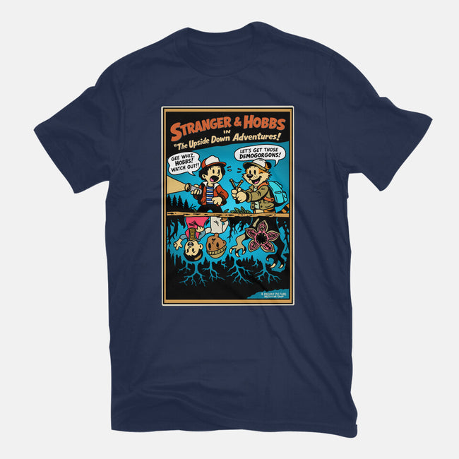 Stranger And Hobbs-Womens-Fitted-Tee-Sketchy Art Shop