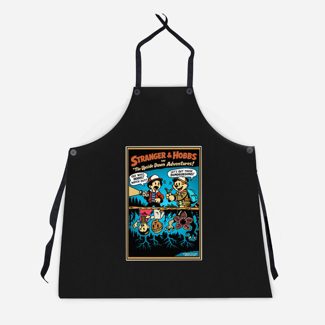 Stranger And Hobbs-Unisex-Kitchen-Apron-Sketchy Art Shop