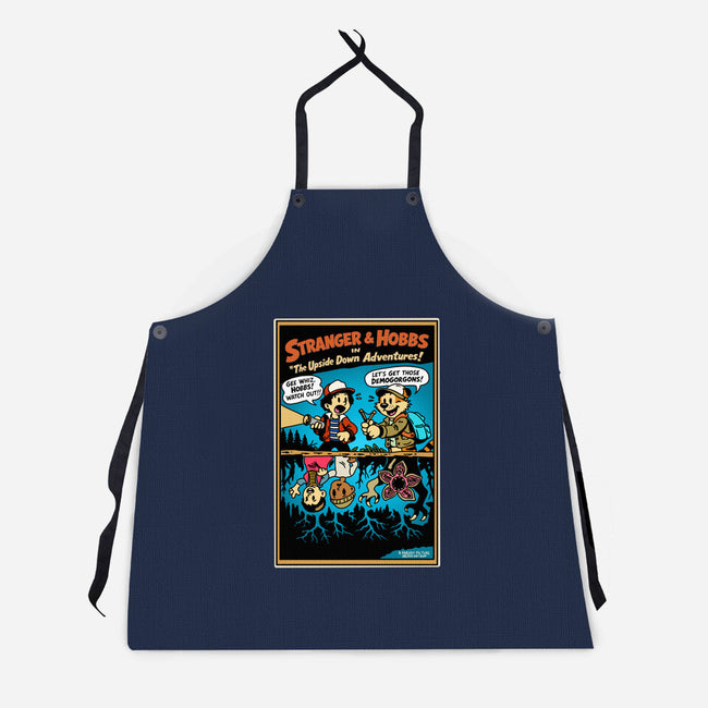 Stranger And Hobbs-Unisex-Kitchen-Apron-Sketchy Art Shop