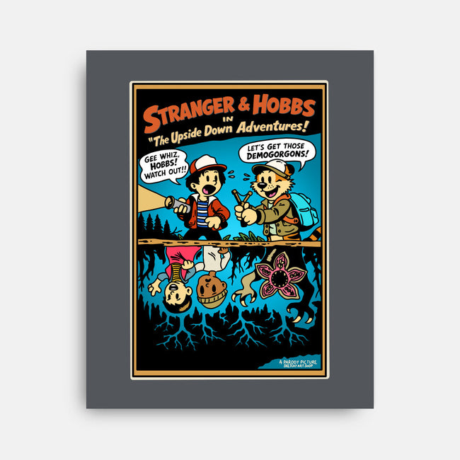 Stranger And Hobbs-None-Stretched-Canvas-Sketchy Art Shop