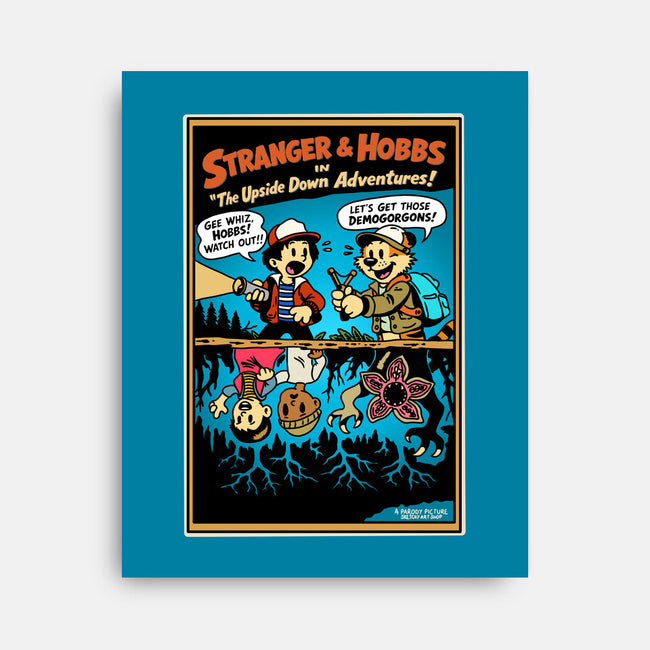 Stranger And Hobbs-None-Stretched-Canvas-Sketchy Art Shop