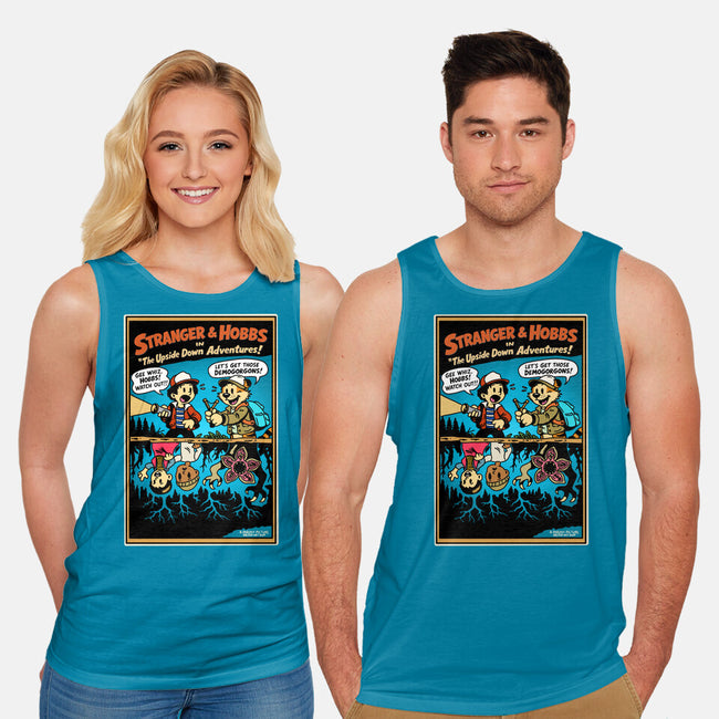 Stranger And Hobbs-Unisex-Basic-Tank-Sketchy Art Shop