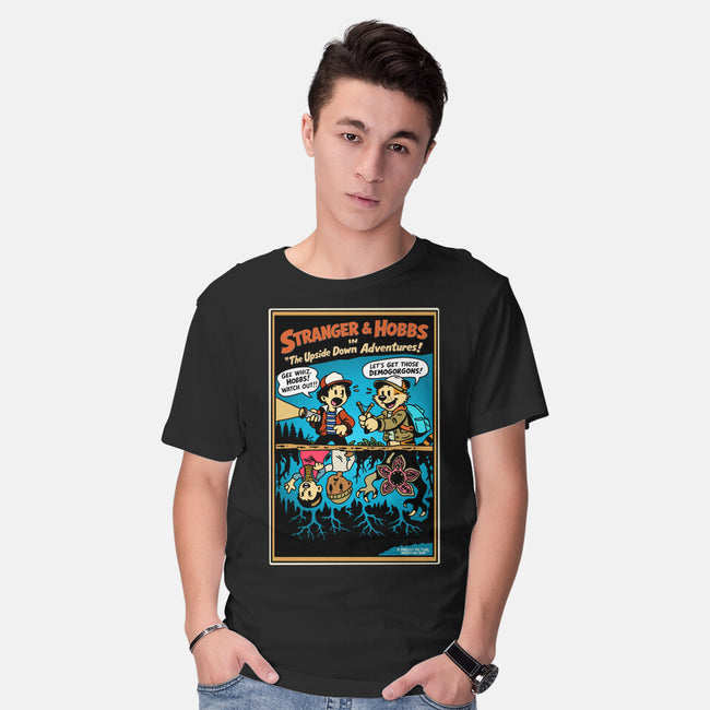 Stranger And Hobbs-Mens-Basic-Tee-Sketchy Art Shop