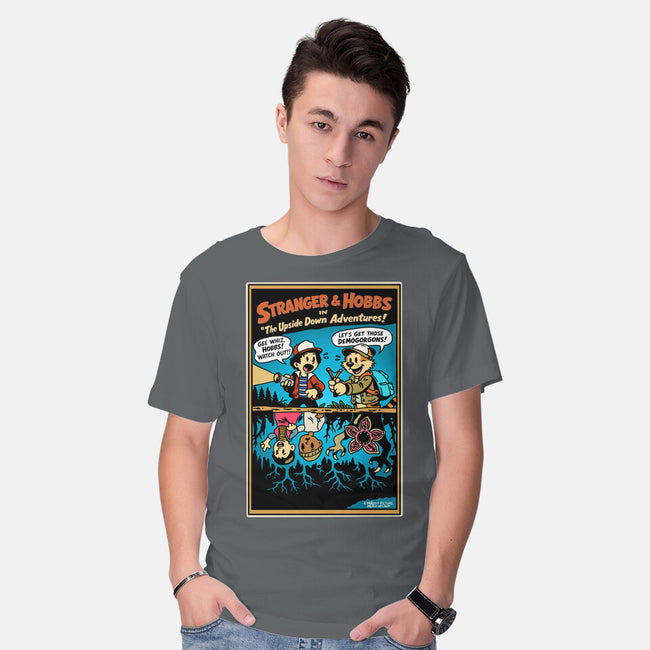 Stranger And Hobbs-Mens-Basic-Tee-Sketchy Art Shop