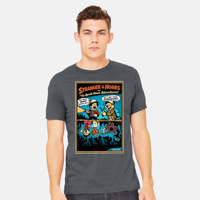 Stranger And Hobbs-Mens-Heavyweight-Tee-Sketchy Art Shop