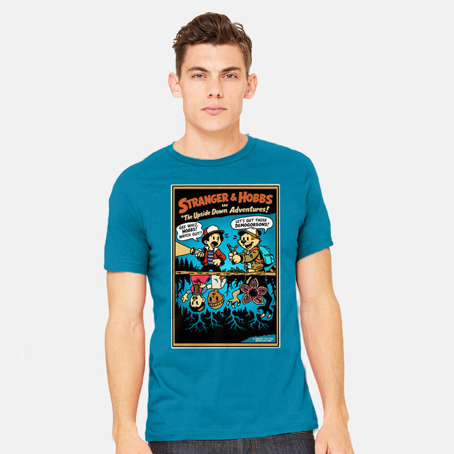 Stranger And Hobbs-Mens-Heavyweight-Tee-Sketchy Art Shop