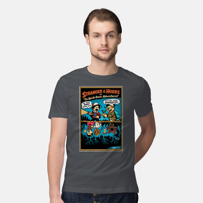 Stranger And Hobbs-Mens-Premium-Tee-Sketchy Art Shop