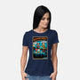 Stranger And Hobbs-Womens-Basic-Tee-Sketchy Art Shop