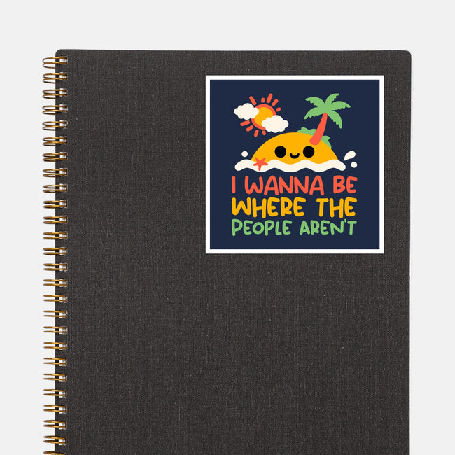 Antisocial Desert Island-None-Glossy-Sticker-NemiMakeit