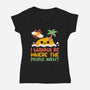 Antisocial Desert Island-Womens-V-Neck-Tee-NemiMakeit