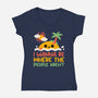 Antisocial Desert Island-Womens-V-Neck-Tee-NemiMakeit