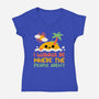 Antisocial Desert Island-Womens-V-Neck-Tee-NemiMakeit