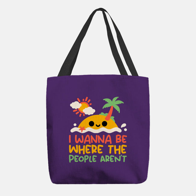 Antisocial Desert Island-None-Basic Tote-Bag-NemiMakeit
