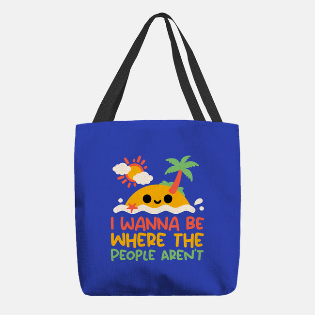 Antisocial Desert Island-None-Basic Tote-Bag-NemiMakeit