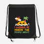 Antisocial Desert Island-None-Drawstring-Bag-NemiMakeit