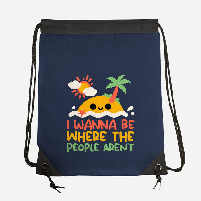 Antisocial Desert Island-None-Drawstring-Bag-NemiMakeit