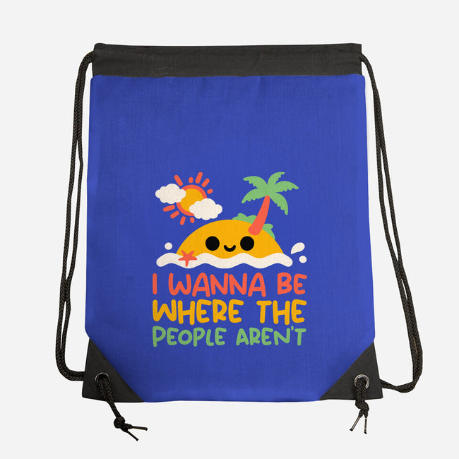 Antisocial Desert Island-None-Drawstring-Bag-NemiMakeit