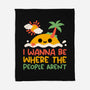Antisocial Desert Island-None-Fleece-Blanket-NemiMakeit