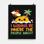 Antisocial Desert Island-None-Matte-Poster-NemiMakeit