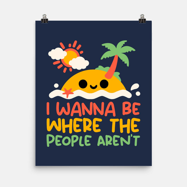 Antisocial Desert Island-None-Matte-Poster-NemiMakeit