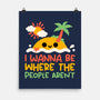 Antisocial Desert Island-None-Matte-Poster-NemiMakeit