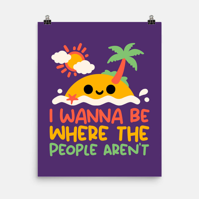 Antisocial Desert Island-None-Matte-Poster-NemiMakeit
