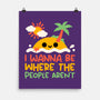 Antisocial Desert Island-None-Matte-Poster-NemiMakeit