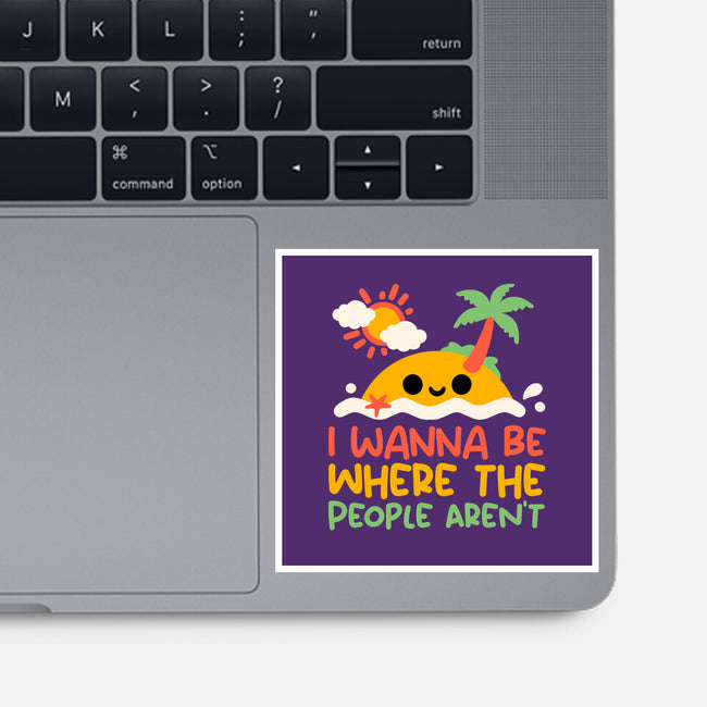 Antisocial Desert Island-None-Glossy-Sticker-NemiMakeit