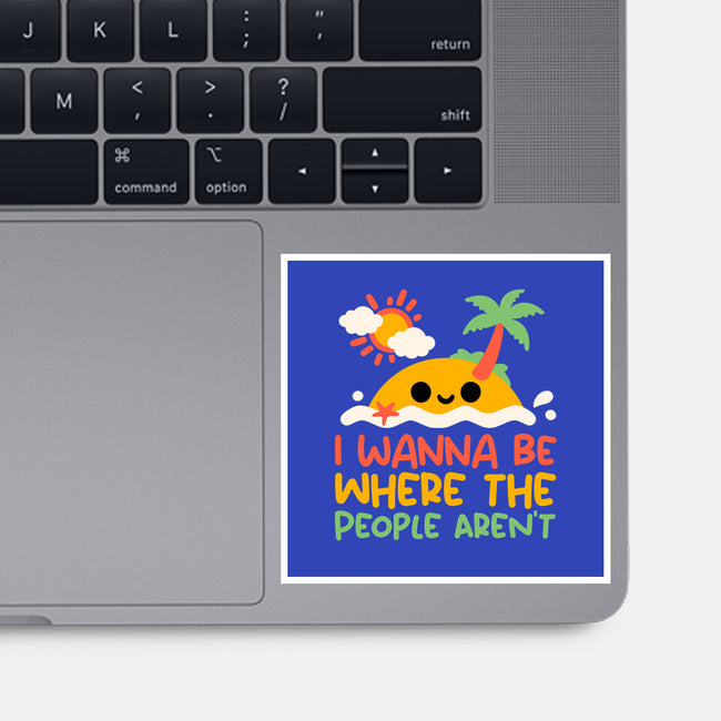 Antisocial Desert Island-None-Glossy-Sticker-NemiMakeit
