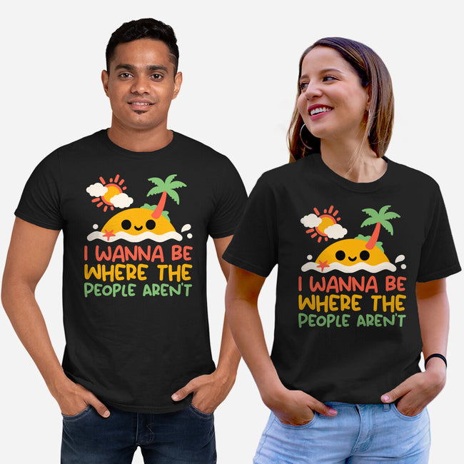 Antisocial Desert Island-Unisex-Basic-Tee-NemiMakeit