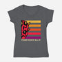 Face Of Fearless-Womens-V-Neck-Tee-spoilerinc