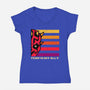 Face Of Fearless-Womens-V-Neck-Tee-spoilerinc