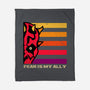 Face Of Fearless-None-Fleece-Blanket-spoilerinc