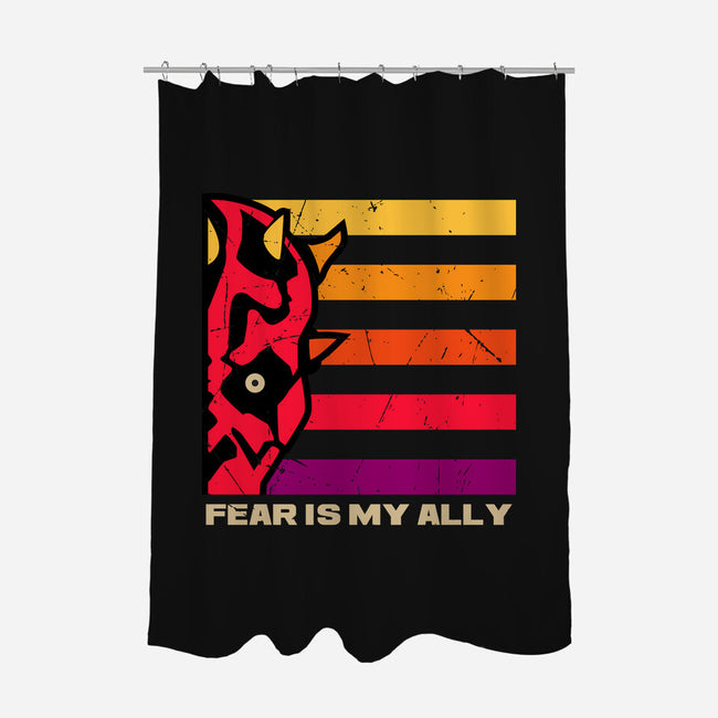 Face Of Fearless-None-Polyester-Shower Curtain-spoilerinc