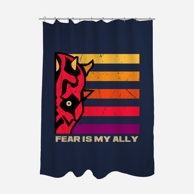 Face Of Fearless-None-Polyester-Shower Curtain-spoilerinc