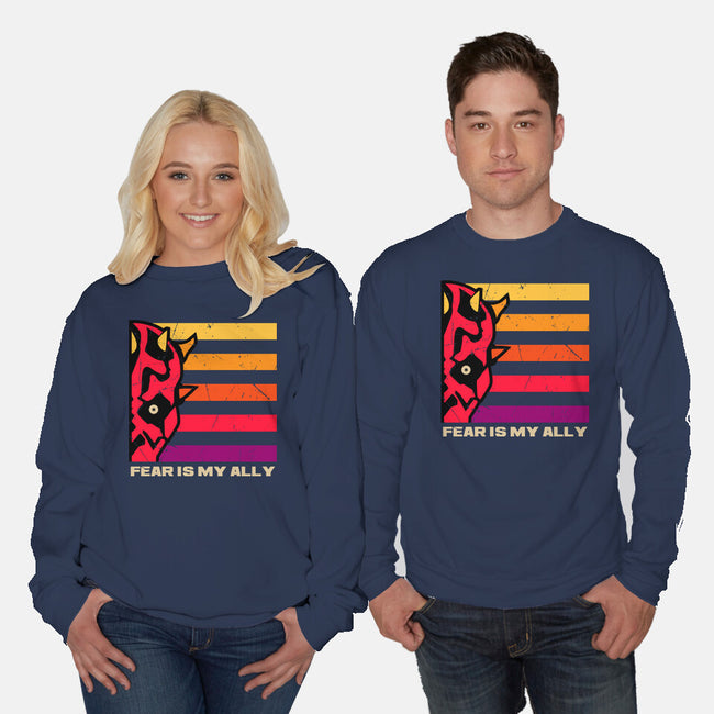 Face Of Fearless-Unisex-Crew Neck-Sweatshirt-spoilerinc