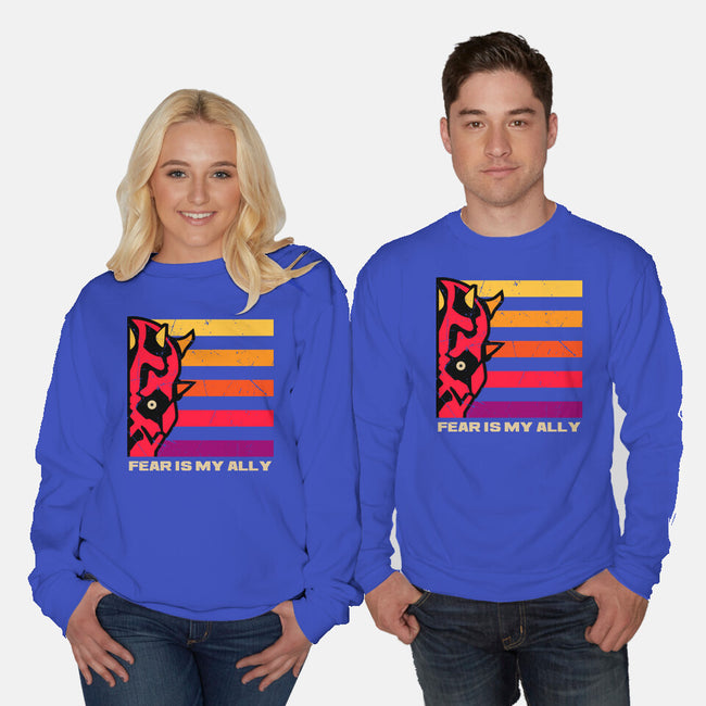 Face Of Fearless-Unisex-Crew Neck-Sweatshirt-spoilerinc