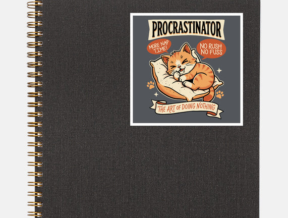 Procrastinator Cat