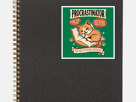 Procrastinator Cat